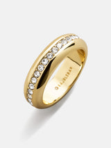 BaubleBar Monet Ring - Gold/Pavé - 
    Gold ring with crystals
  
