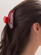 University of Oklahoma Crimson Hair Clip - University of Oklahoma