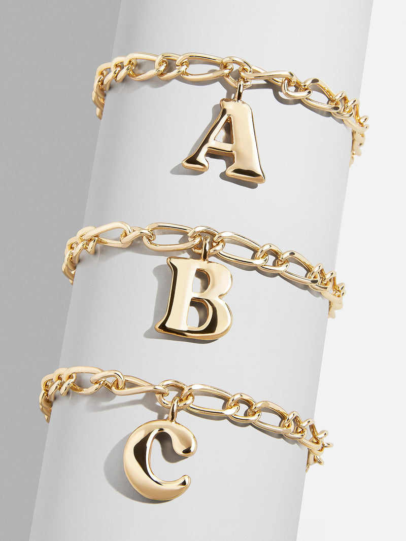 Annika Initial Bracelet - Gold