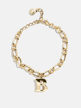 BaubleBar B - 
    Gold initial bracelet
  
