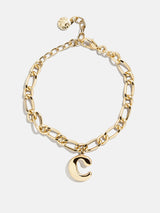 BaubleBar C - 
    Gold initial bracelet
  
