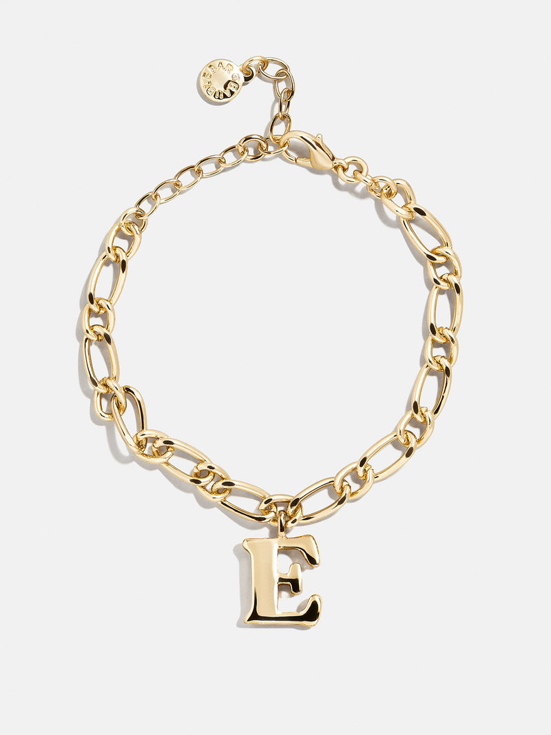 BaubleBar E - 
    Gold initial bracelet
  
