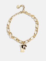 BaubleBar F - 
    Gold initial bracelet
  
