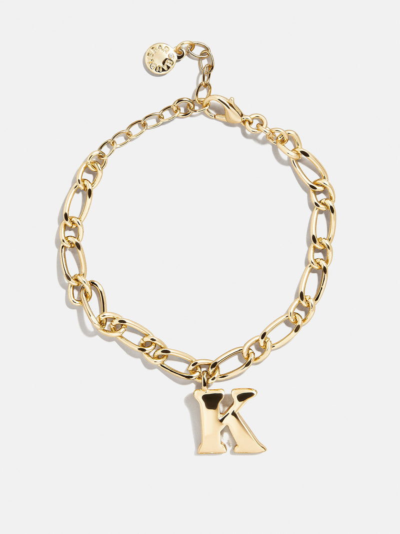 BaubleBar K - 
    Gold initial bracelet
  
