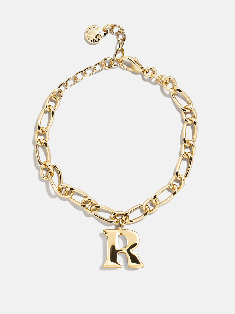 BaubleBar R - 
    Gold initial bracelet
  
