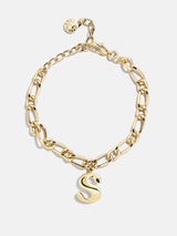 BaubleBar S - 
    Gold initial bracelet
  
