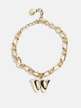 BaubleBar W - 
    Gold initial bracelet
  
