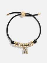 BaubleBar M - 
    Pull-tie initial bracelet
  
