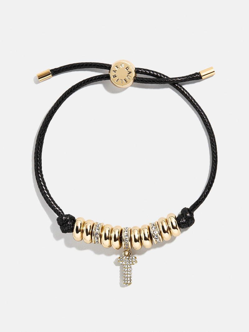 BaubleBar T - 
    Pull-tie initial bracelet
  
