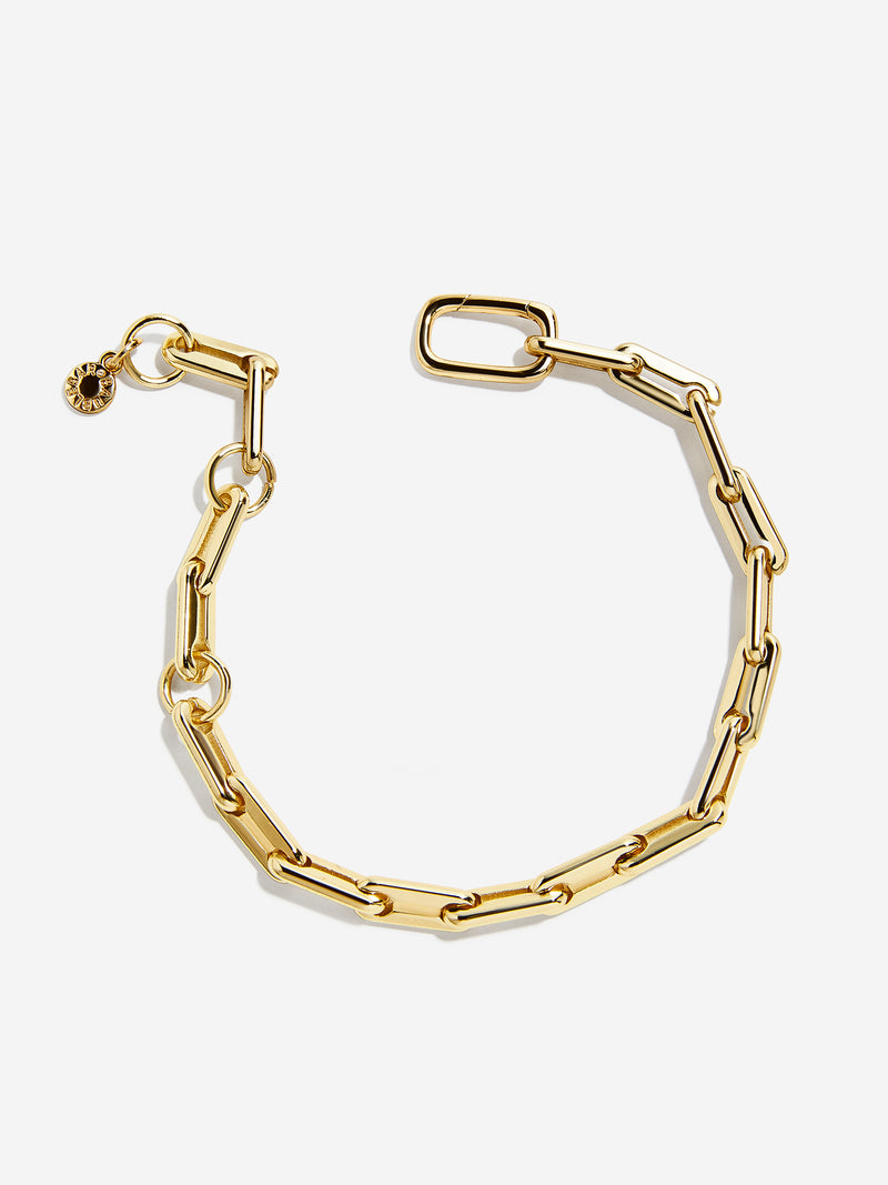 BaubleBar Deja Bracelet - Medium Gold Plated Brass - 
    Gold hera link bracelet
  
