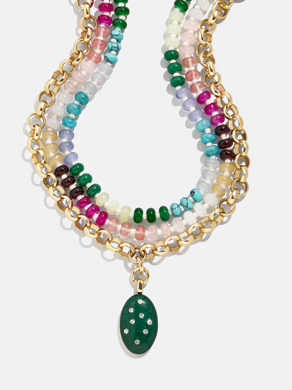 Aurora Semi-Precious Layered Necklace - Multi