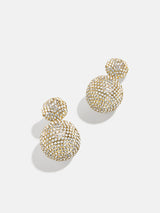 BaubleBar Ann Earrings - Gold/Pavé - 
    Statement drop earrings
  
