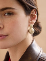 BaubleBar Ann Earrings - Gold/Pavé - 
    Statement drop earrings
  
