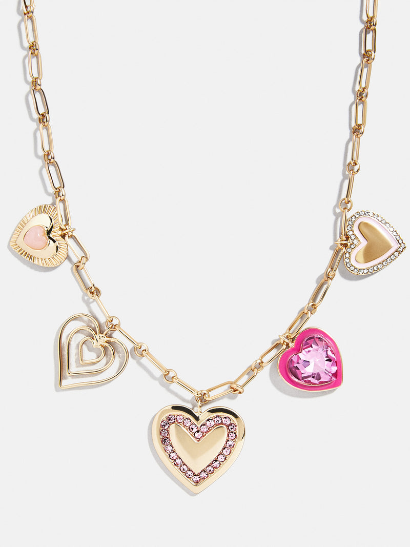 Sweetheart Kids' Charm Necklace - Pink