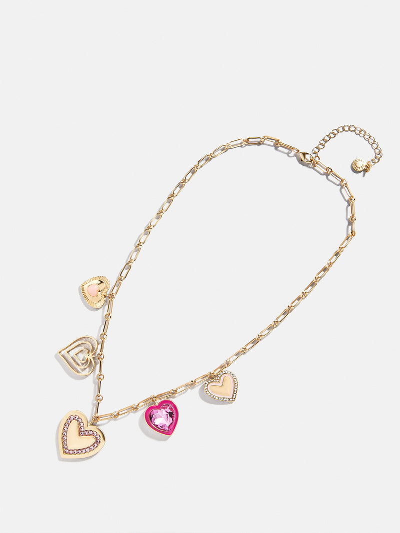 BaubleBar Sweetheart Kids' Charm Necklace - Pink - 
    Kid's charm necklace
  
