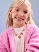 Sweetheart Kids' Charm Necklace - Pink