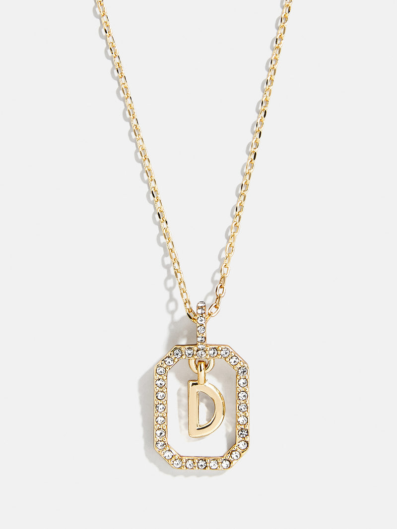 BaubleBar D - 
    Gold initial necklace
  
