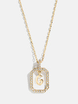 BaubleBar G - 
    Gold initial necklace
  
