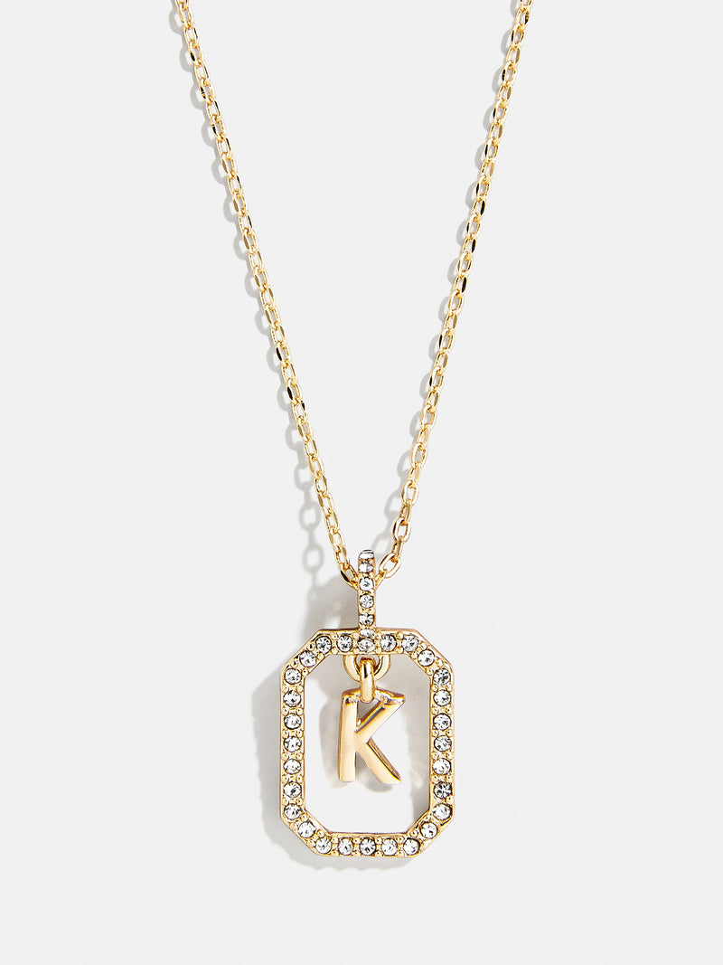 BaubleBar K - 
    Gold initial necklace
  
