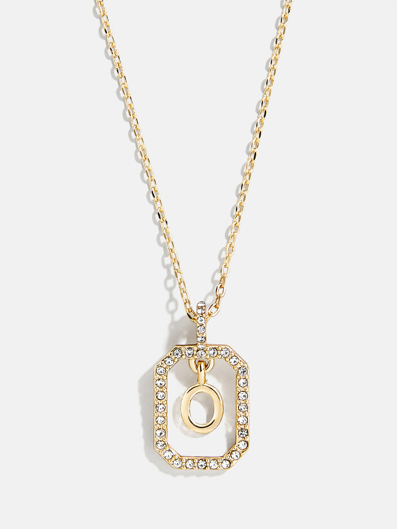 BaubleBar O - 
    Gold initial necklace
  
