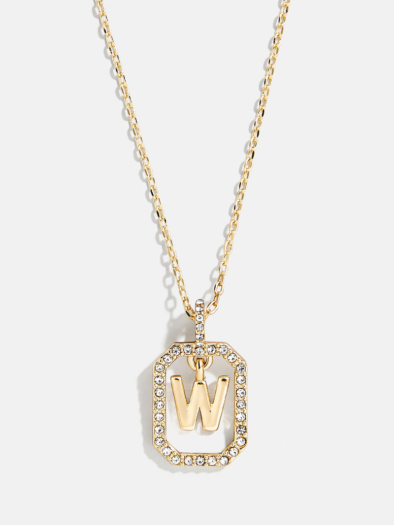 BaubleBar W - 
    Gold initial necklace
  
