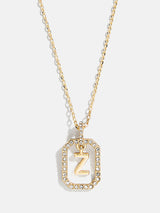 BaubleBar Z - 
    Gold initial necklace
  
