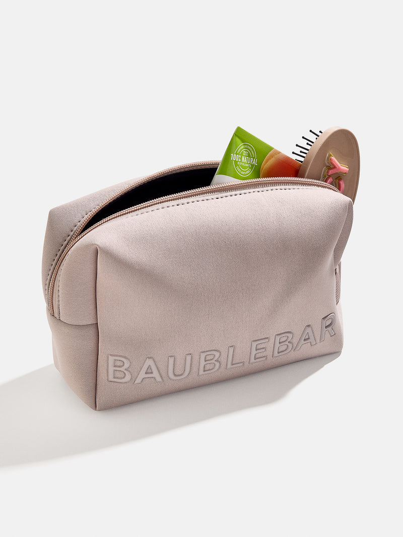 BaubleBar Take It Away Storage Pouch - Mauve - 
    Neoprene storage pouch
  
