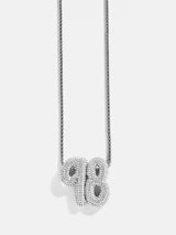 BaubleBar Lucky Number Bubble Necklace - Pavé/Silver - 
    Custom number necklace
  
