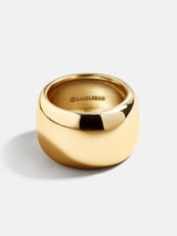 BaubleBar Cleo Ring - Gold - 
    Gold oversized ring
  
