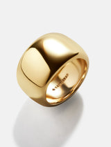 BaubleBar Cleo Ring - Gold - 
    Gold oversized ring
  
