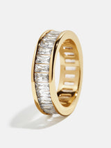 BaubleBar Maria Ring - Gold - 
    Clear crystal ring
  
