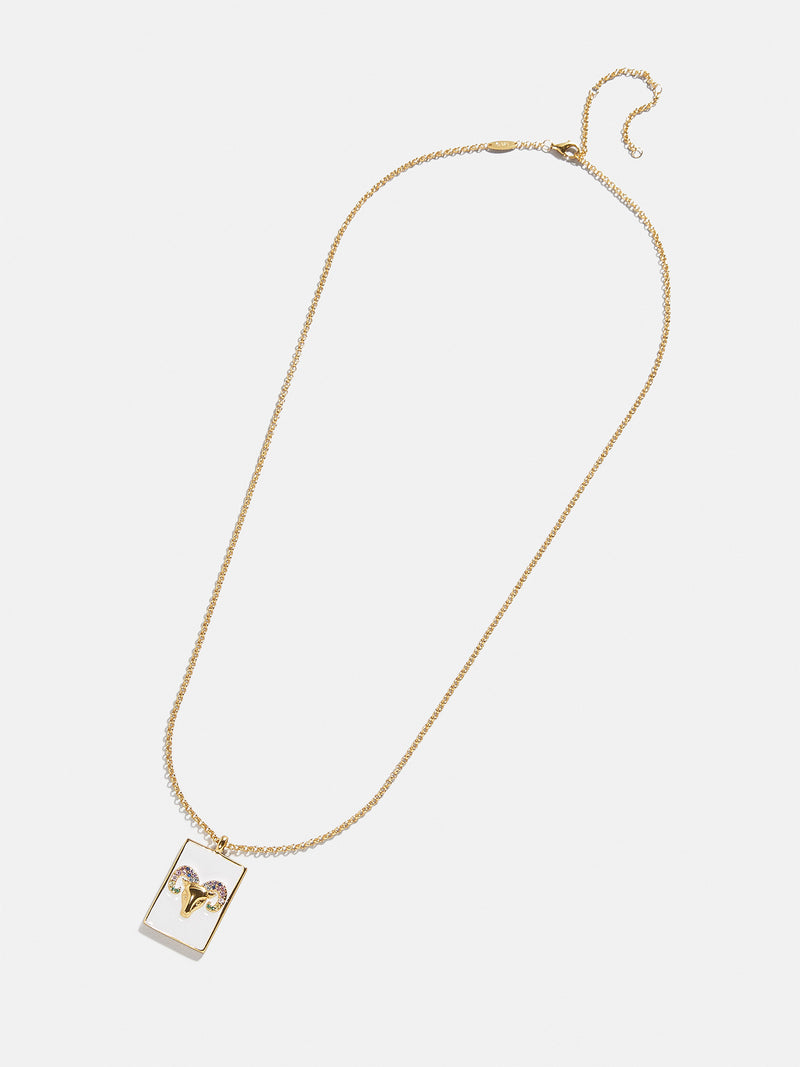 BaubleBar Reversible 18K Gold Zodiac Pendant Necklace - Scorpio - 
    20% Off 2+ Necklaces with code LAYER20
  
