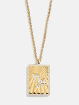 BaubleBar Reversible 18K Gold Zodiac Pendant Necklace - Capricorn - 
    20% Off 2+ Necklaces with code LAYER20
  
