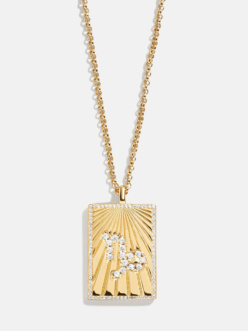 BaubleBar Reversible 18K Gold Zodiac Pendant Necklace - Capricorn - 
    20% Off 2+ Necklaces with code LAYER20
  
