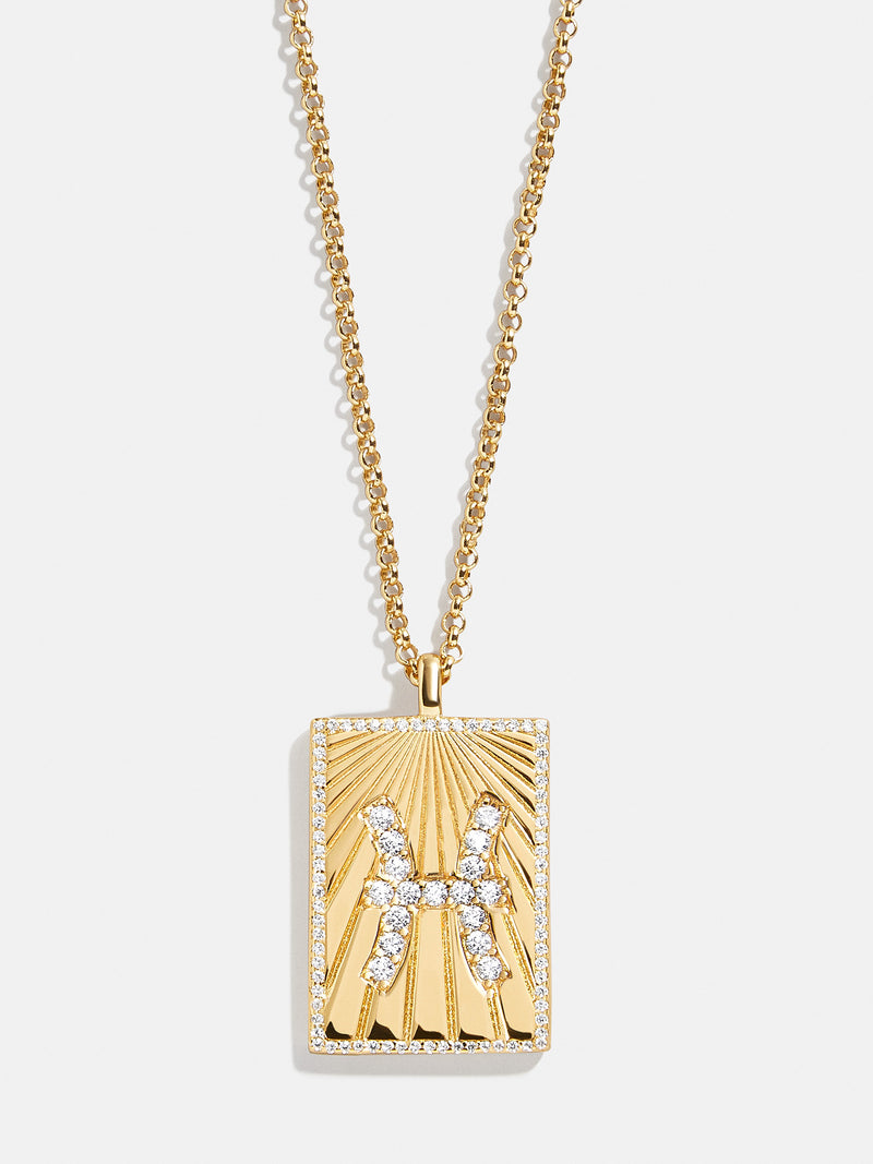 BaubleBar Reversible 18K Gold Zodiac Pendant Necklace - Pisces - 
    20% Off 2+ Necklaces with code LAYER20
  
