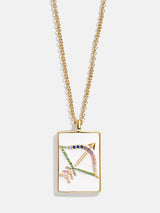 BaubleBar Reversible 18K Gold Zodiac Pendant Necklace - Sagittarius - 
    20% Off 2+ Necklaces with code LAYER20
  
