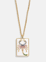 BaubleBar Reversible 18K Gold Zodiac Pendant Necklace - Scorpio - 
    20% Off 2+ Necklaces with code LAYER20
  
