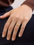 Gabriela Ring Set - Gold/Pavé