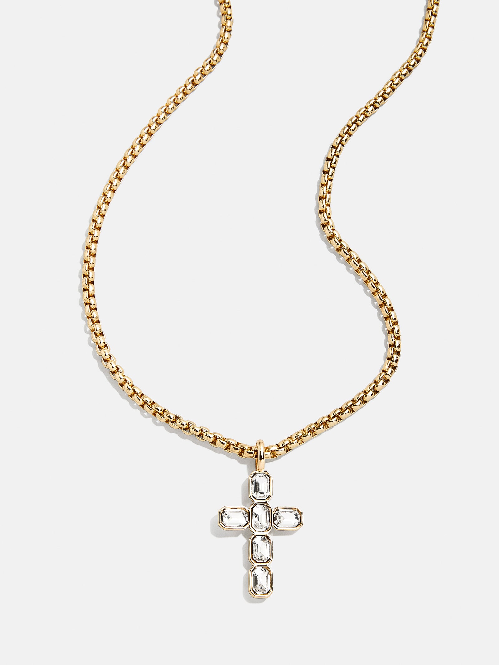 Mara Cross Necklace - Bezel Cross