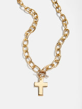 BaubleBar Priscilla Statement Cross Necklace - Classic Cross - 
    Statement cross necklace
  
