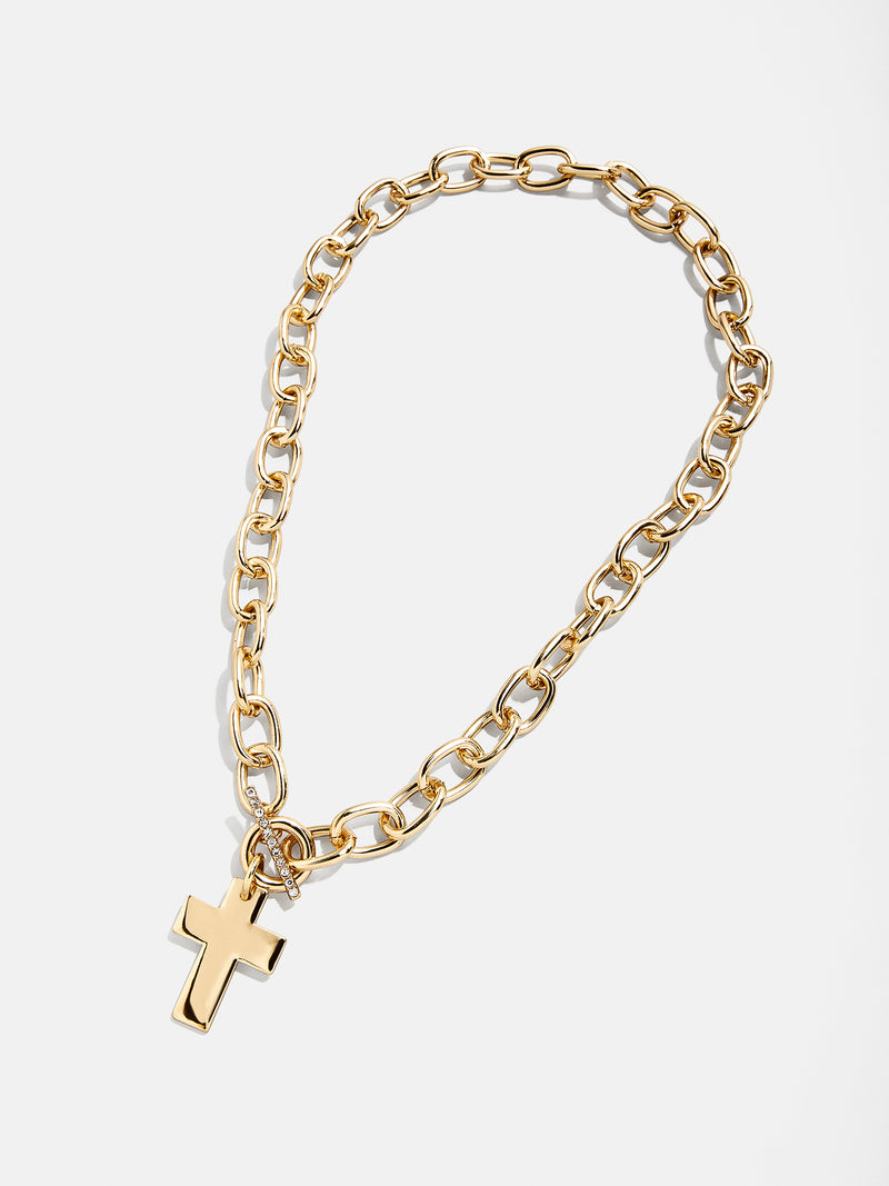 BaubleBar Priscilla Statement Cross Necklace - Classic Cross - 
    Statement cross necklace
  
