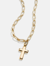 BaubleBar Hope Statement Cross Necklace - Bubble Cross - 
    Statement cross necklace
  
