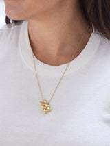 BaubleBar Bubble Zodiac Necklace - Aquarius - 
    Gold zodiac necklace
  
