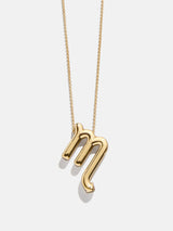 BaubleBar Bubble Zodiac Necklace - Scorpio - 
    Gold zodiac necklace
  
