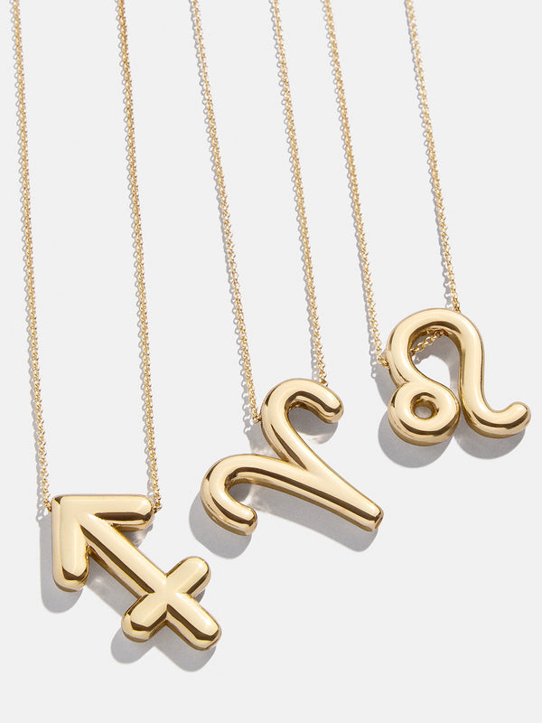 Zoe Zodiac Pendant Necklace - Aries