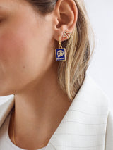 BaubleBar Bon Voyage Earring Set - Passport - 
    One pair of airplane earrings, one pair of passport earrings
  
