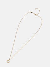 BaubleBar 18K Gold Motif Necklace - Horseshoe - 
    18K Gold Plated Sterling Silver, Cubic Zirconia
  
