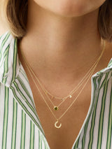 BaubleBar 18K Gold Motif Necklace - Horseshoe - 
    18K Gold Plated Sterling Silver, Cubic Zirconia
  
