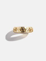 BaubleBar On Repeat Initial Ring - Gold - 
    All New For You: Enjoy 20% Off
  
