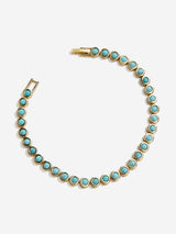 BaubleBar Nina Semi-Precious Bracelet - Turquoise - 
    Turquoise Semi-Precious tennis bracelet
  
